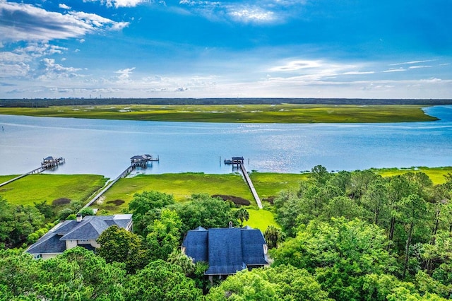 2287 Shoreline Dr, Johns Island, SC 29455 - drone / aerial view of a nearby body of water