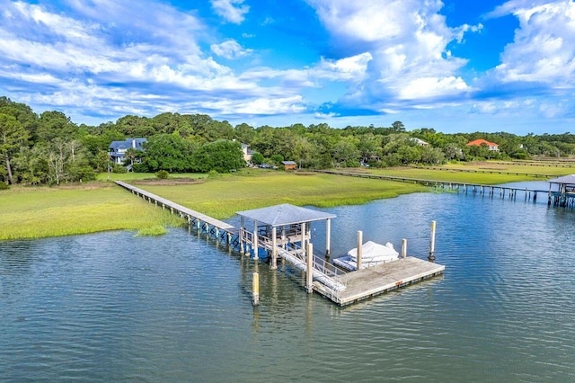2287 Shoreline Dr, Johns Island, SC 29455 - dock featuring a water view