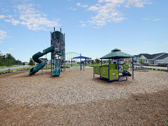 view of play area