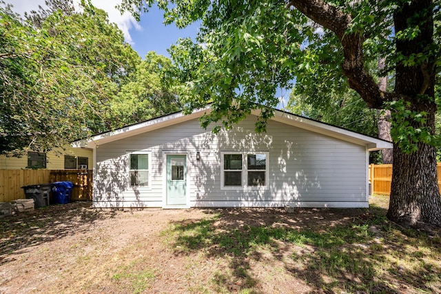 2219 Eagle Dr, North Charleston, SC 29406 - rear view of property with fence