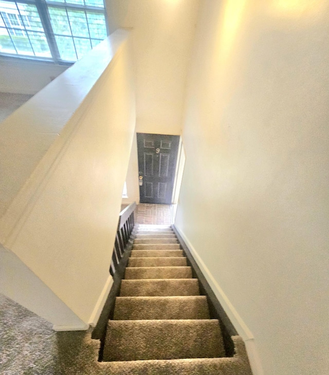 2494 Etiwan Ave Unit 9-D, Charleston, SC 29414 - stairs featuring carpet flooring