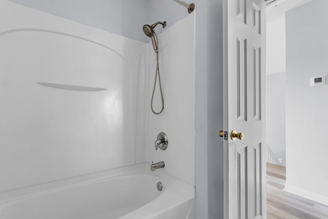 230 Darcy Ave, Goose Creek, SC 29445 - bathroom with bathing tub / shower combination and wood finished floors