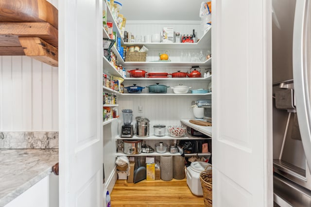 view of pantry