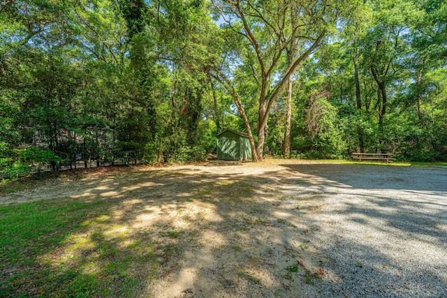 2468 Marina Rd, Wadmalaw Island, SC 29487 - view of yard with a storage shed and an outbuilding