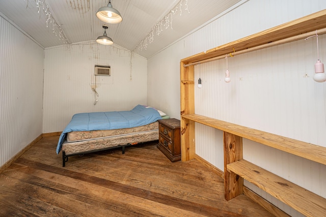 2468 Marina Rd, Wadmalaw Island, SC 29487 - bedroom featuring hardwood / wood-style floors and lofted ceiling