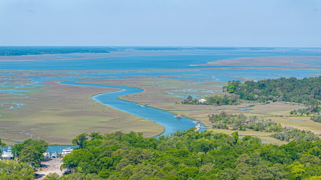 2468 Marina Rd, Wadmalaw Island, SC 29487 - drone / aerial view of a nearby body of water