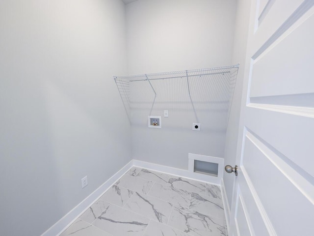 444 Parish Farms Dr, Summerville, SC 29486 - washroom with hookup for an electric dryer, hookup for a washing machine, and marble finish floors