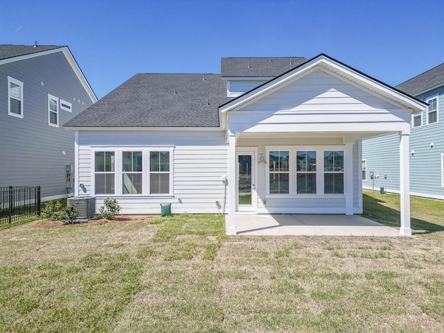 444 Parish Farms Dr, Summerville, SC 29486 - rear view of property featuring a shingled roof and a patio