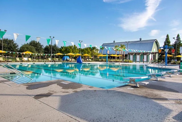 444 Parish Farms Dr, Summerville, SC 29486 - community pool featuring a patio