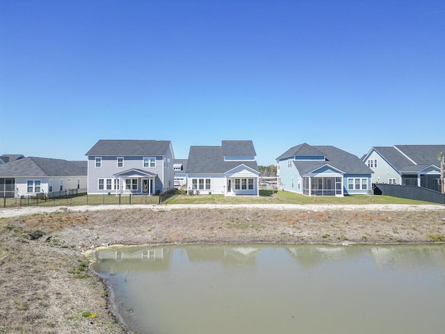 444 Parish Farms Dr, Summerville, SC 29486 - rear view of property with a residential view and a water view