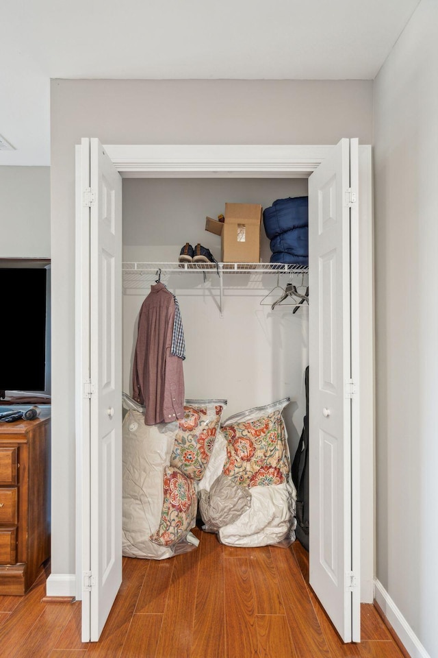 view of closet