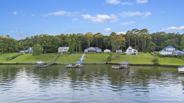 359 Green St, Santee, SC 29142 - dock area featuring a water view