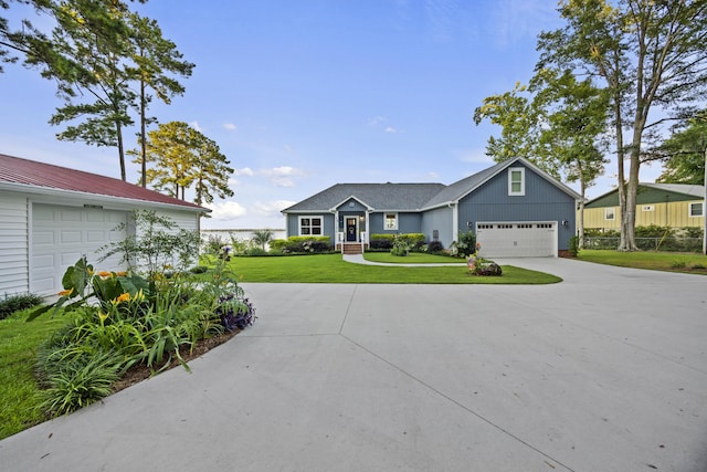 359 Green St, Santee, SC 29142 - single story home featuring a front yard, concrete driveway, and a garage