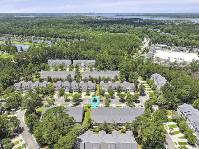 132 Fresh Meadow Ln, Mount Pleasant, SC 29466 - aerial view of property's location featuring nearby suburban area and a nearby body of water