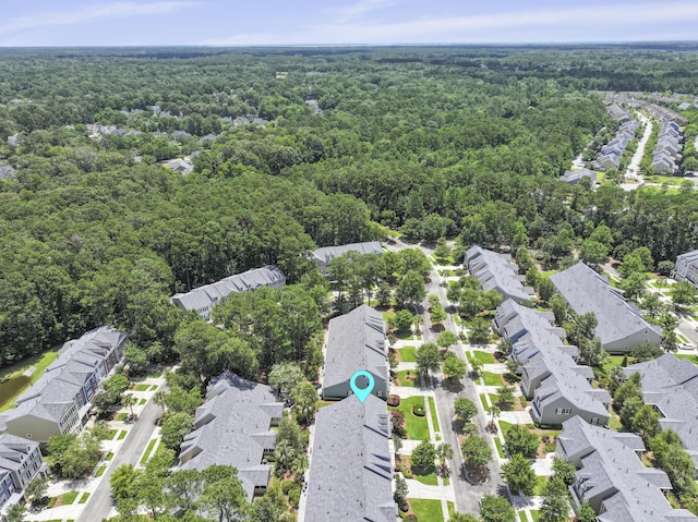 132 Fresh Meadow Ln, Mount Pleasant, SC 29466 - aerial view of residential area featuring a forest