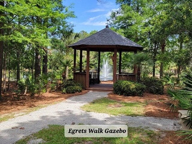 132 Fresh Meadow Ln, Mount Pleasant, SC 29466 - view of property's community with a gazebo