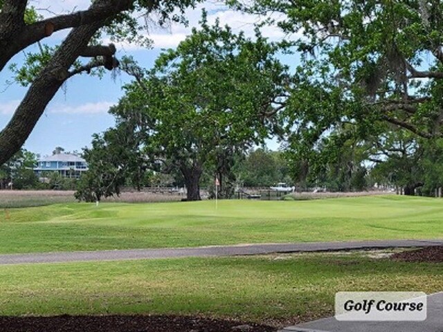 132 Fresh Meadow Ln, Mount Pleasant, SC 29466 - view of home's community featuring a lawn and view of golf course