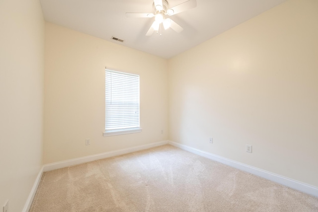 7812 Spring Creek Rd, North Charleston, SC 29418 - empty room with carpet floors and a ceiling fan