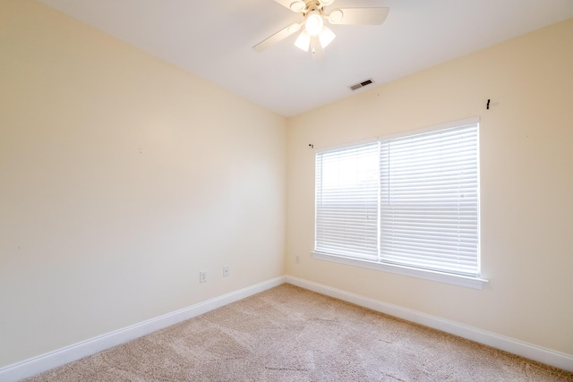 7812 Spring Creek Rd, North Charleston, SC 29418 - empty room featuring carpet flooring and a ceiling fan