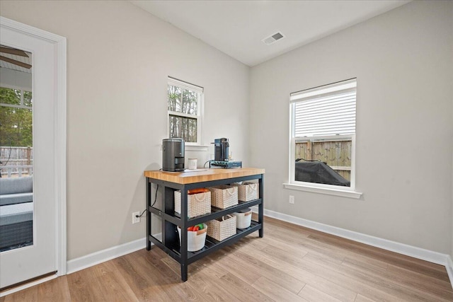 217 Lucca Dr, Summerville, SC 29486 - office space featuring light wood-style floors, visible vents, and baseboards