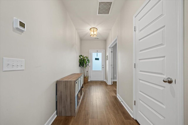 217 Lucca Dr, Summerville, SC 29486 - entryway with visible vents, dark wood finished floors, and baseboards