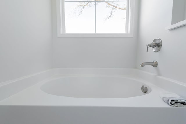 bathroom featuring a bathing tub