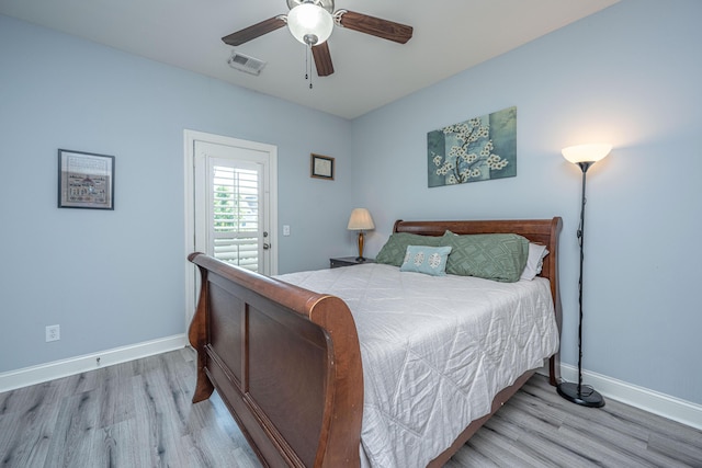 2997 Sturbridge Rd, Mount Pleasant, SC 29466 - bedroom featuring light wood-style flooring and ceiling fan