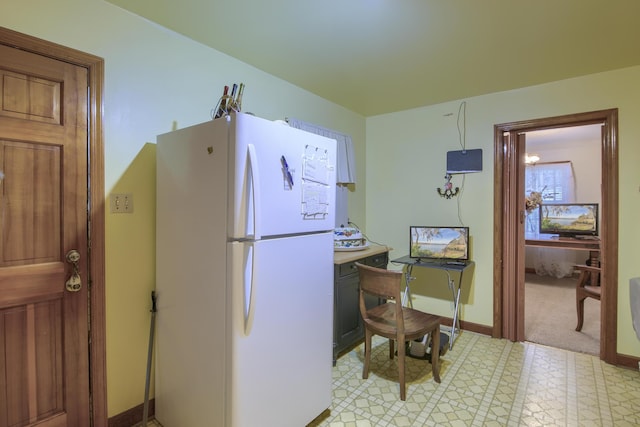 1430 Brian Rd, Charleston, SC 29407 - kitchen featuring freestanding refrigerator and light countertops