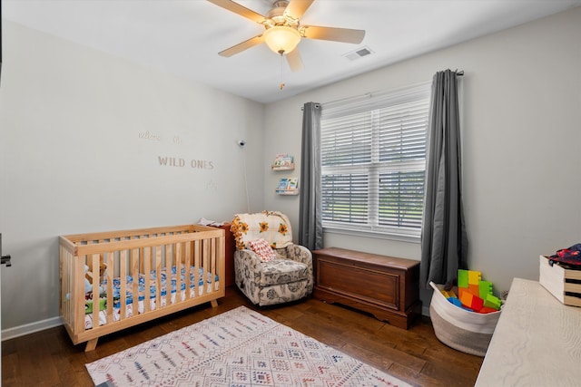 491 Foxbank Plantation Blvd, Moncks Corner, SC 29461 - bedroom with wood-type flooring and ceiling fan