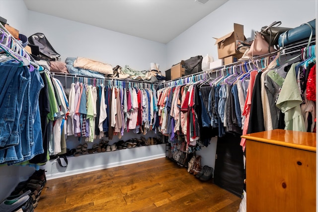 491 Foxbank Plantation Blvd, Moncks Corner, SC 29461 - spacious closet featuring hardwood / wood-style floors