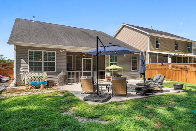 491 Foxbank Plantation Blvd, Moncks Corner, SC 29461 - back of house with a patio and roof with shingles