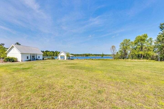 491 Foxbank Plantation Blvd, Moncks Corner, SC 29461 - view of grassy yard with a water view
