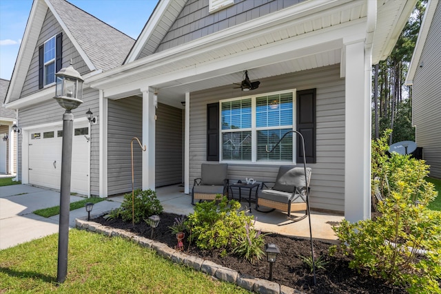 491 Foxbank Plantation Blvd, Moncks Corner, SC 29461 - view of front of property with a porch, a garage, concrete driveway, and roof with shingles