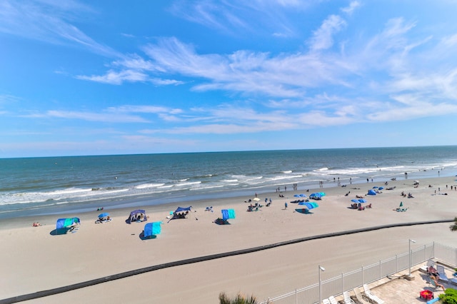 water view with a beach view