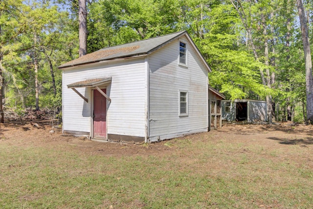 view of outbuilding with an outdoor structure