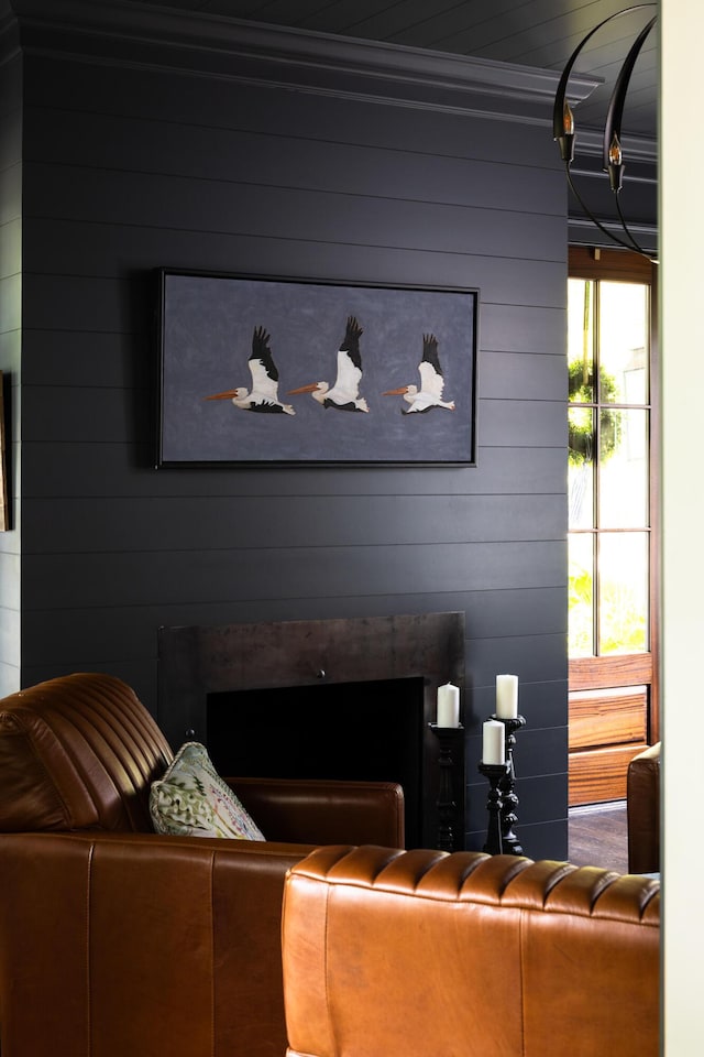 11 Dalton St, Daniel Island, SC 29492 - living room with wooden walls