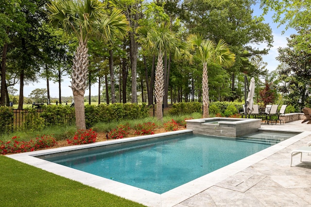11 Dalton St, Daniel Island, SC 29492 - view of pool featuring a patio and a pool with connected hot tub