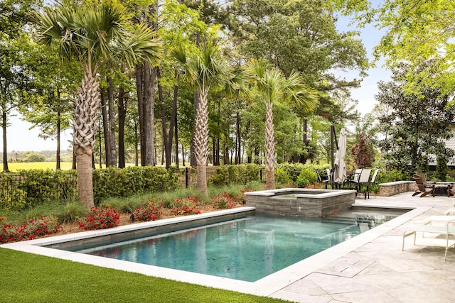 11 Dalton St, Daniel Island, SC 29492 - view of pool featuring a patio area and a pool with connected hot tub