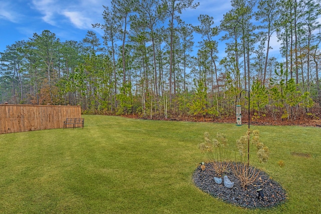 view of yard