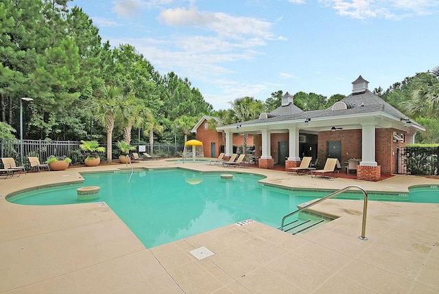 350 Cypress Walk Way, Wando, SC 29492 - community pool featuring a patio and view of scattered trees