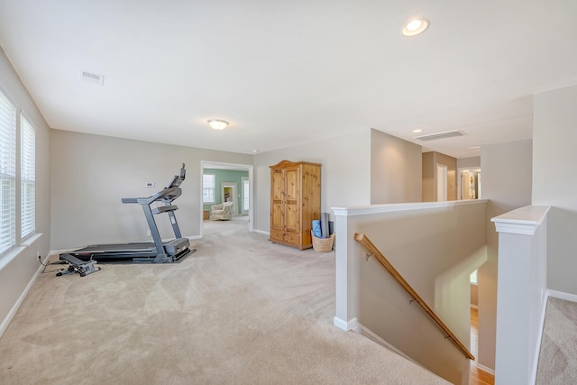 109 Cypress Plantation Rd, Moncks Corner, SC 29461 - workout room with carpet and recessed lighting