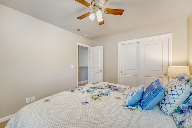 109 Cypress Plantation Rd, Moncks Corner, SC 29461 - carpeted bedroom with a closet and ceiling fan
