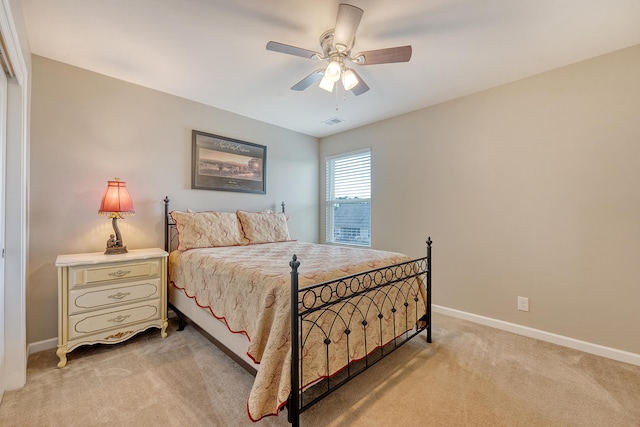 109 Cypress Plantation Rd, Moncks Corner, SC 29461 - bedroom featuring light colored carpet and a ceiling fan