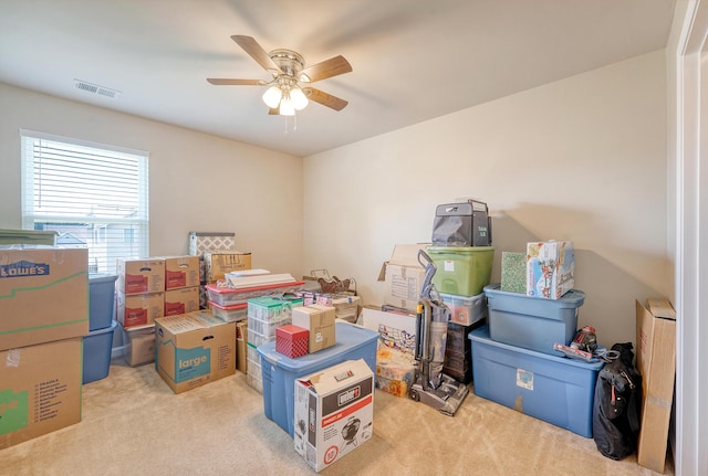 109 Cypress Plantation Rd, Moncks Corner, SC 29461 - storage room featuring a ceiling fan