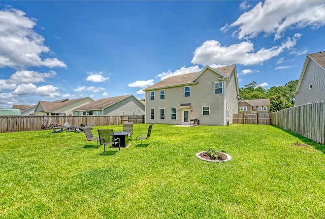 109 Cypress Plantation Rd, Moncks Corner, SC 29461 - back of property with a fenced backyard