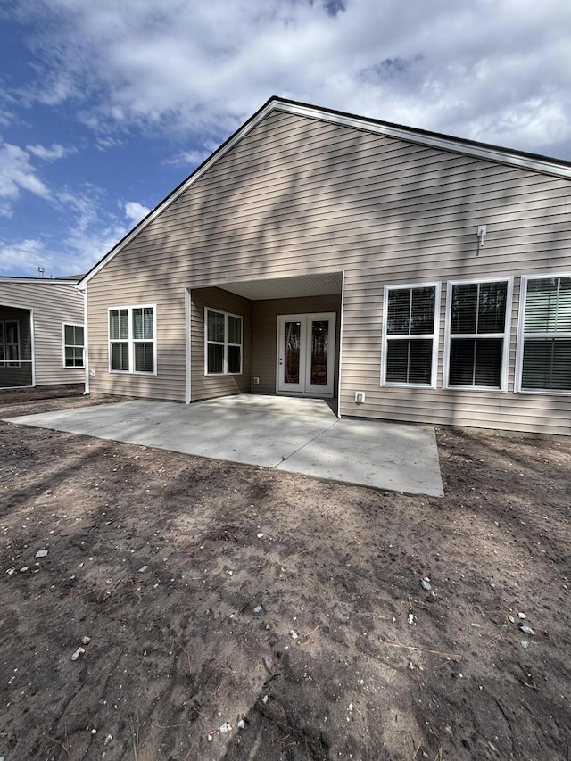 back of house featuring a patio