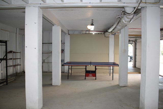 view of basement