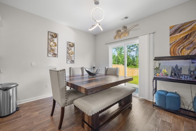 225 N Light Way, Summerville, SC 29486 - dining room featuring wood finished floors and baseboards