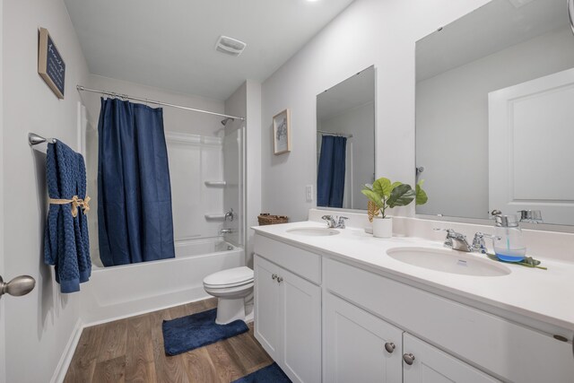 225 N Light Way, Summerville, SC 29486 - full bath featuring double vanity, wood finished floors, and shower / tub combo