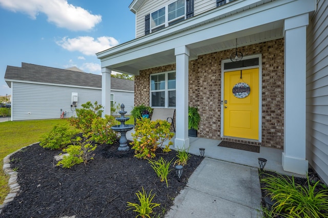 225 N Light Way, Summerville, SC 29486 - view of exterior entry with brick siding
